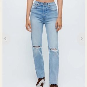 Re/Done High Rise 70s Stovepipe Jeans size 24
